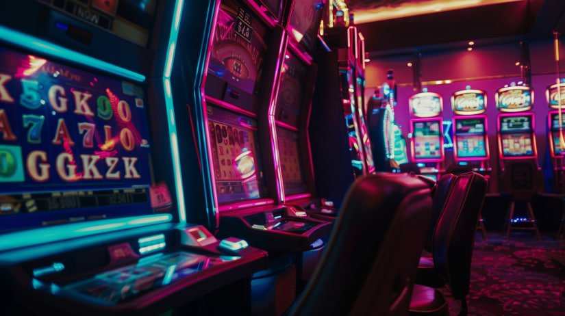 goldlive game lobby dashboard with neon entertainment categories for mobile users
